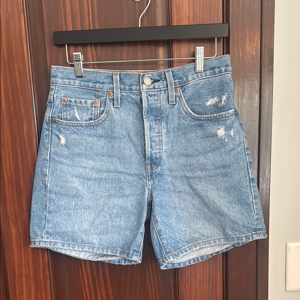 Levi's Light Blue Jean Shorts for women